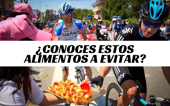 Evita comer estos alimentos si eres ciclista