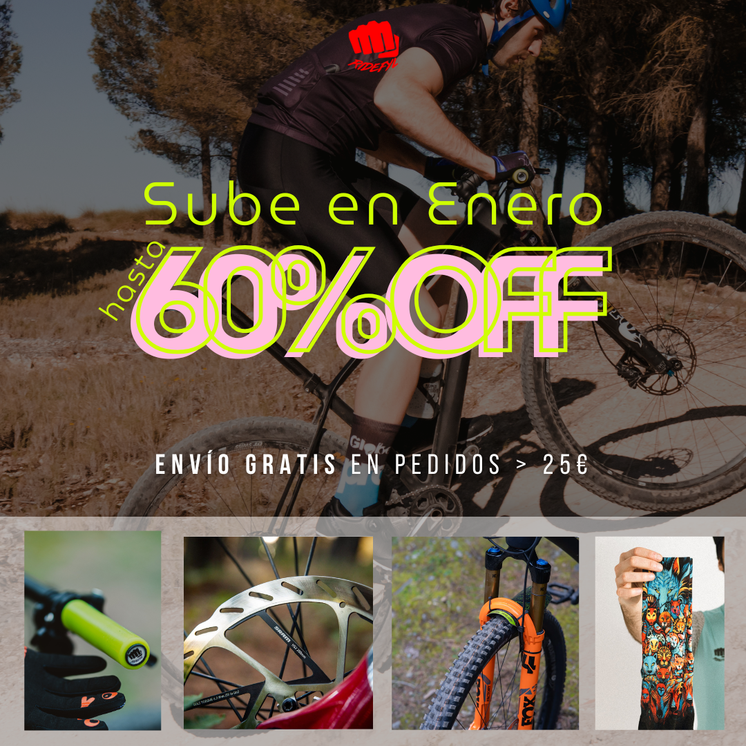 Ofertas destacadas en ciclismo - Los mejores accesorios para ciclistas  Ridefyl - SRAM - FOX - RockShox - &nbsp;SHIMANO - SIS