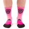 Calcetines ciclismo Dead pink